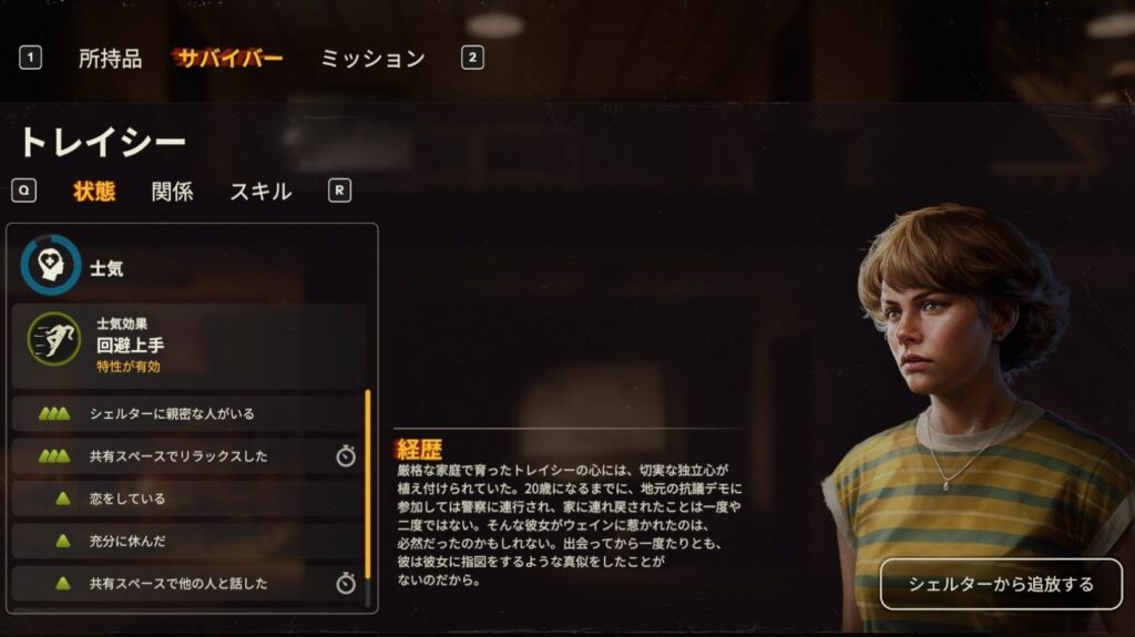 トレイシー（トレーシー）のキャラクター画像