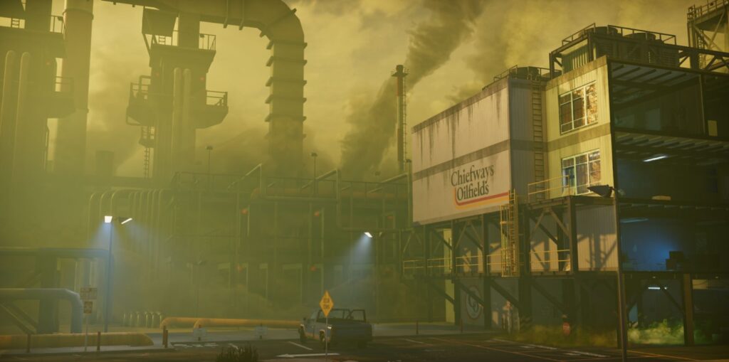 Update4で実装予定のChiefways Oilfields探索地
