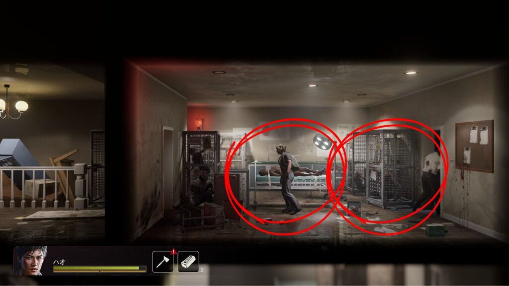 エルキン・ファミリークリニックでヴィンスが2人になるバグが発生している画像