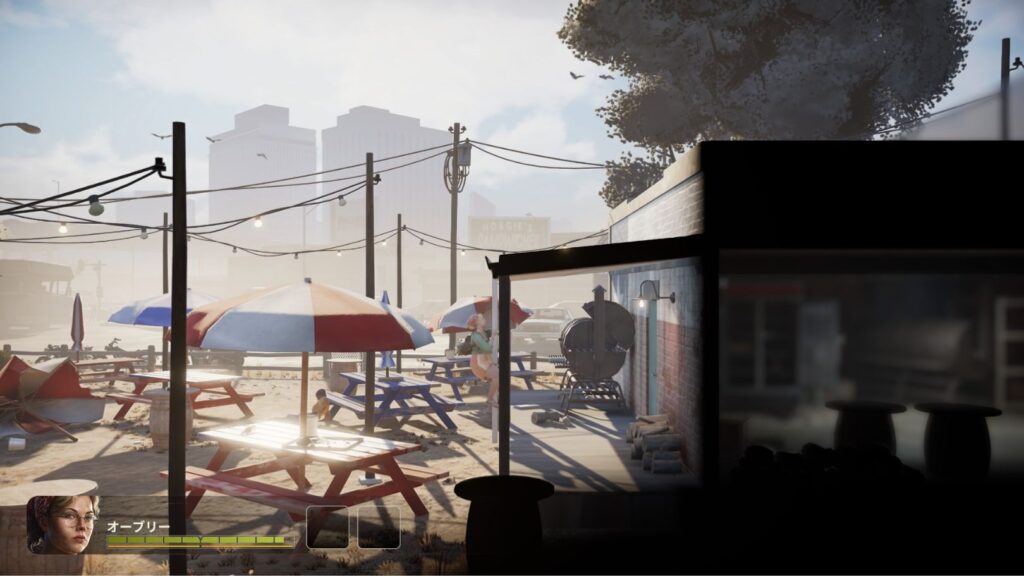 オールド・リブ・シャックの右側にある食材倉庫への進入方法