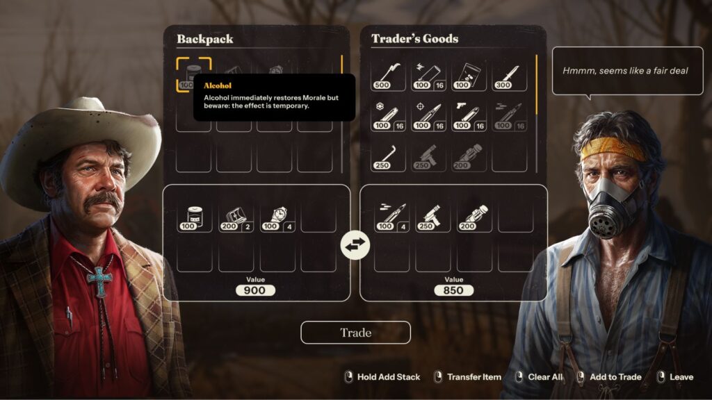 Update 12で実装予定のトレーダー画面（開発中の画像）